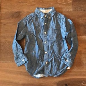 Boys Barque Chambray Button Down Shirt size 6